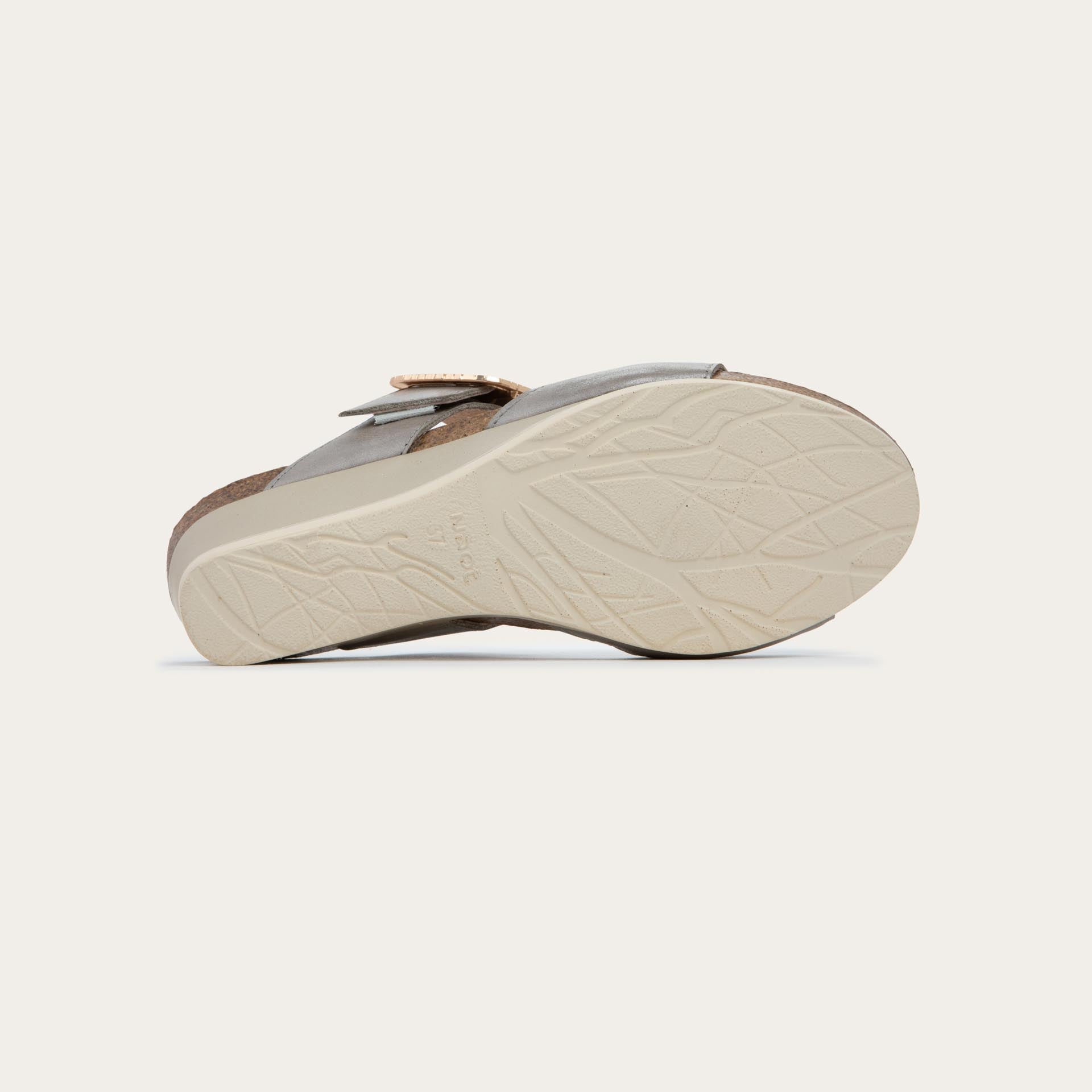 NAOT Magic Luxe Sandals | Titanium Leather - Juli's Wearable Art