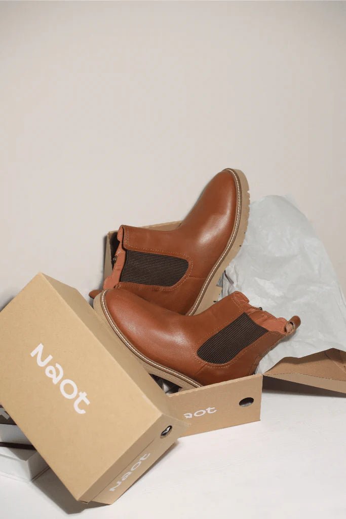NAOT Main - Peanut Brown Leather - Juli's Wearable Art