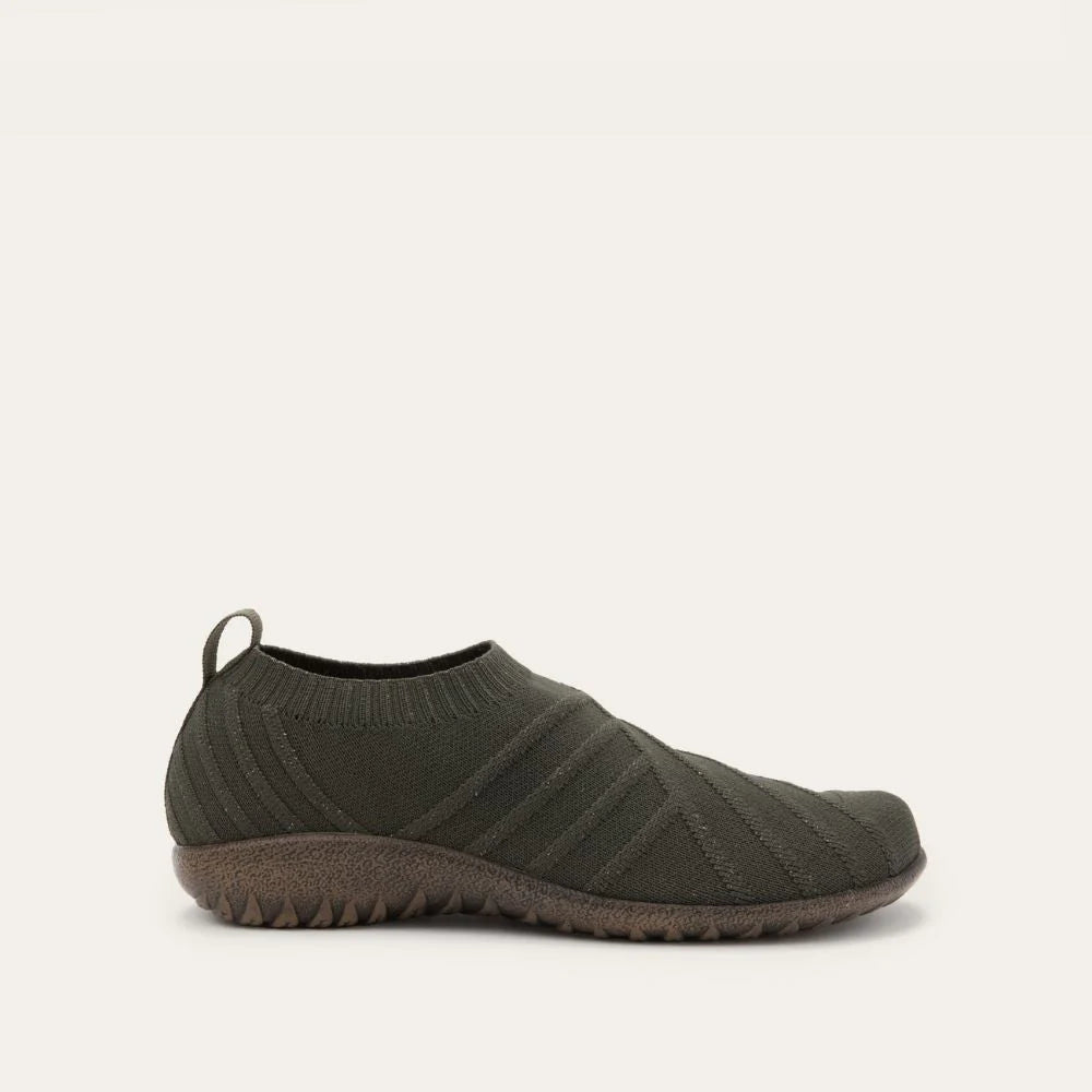 NAOT Okahu - Olive with Gold Knit - Juli's Wearable Art