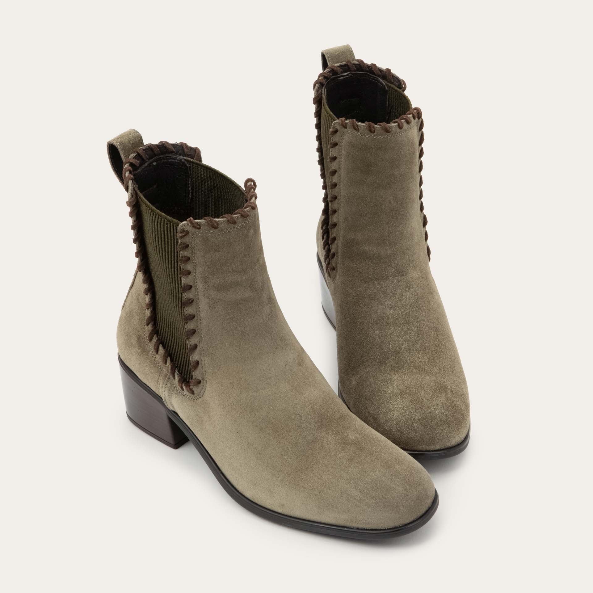 NAOT Tradition - Hunter Green Suede - Juli's Wearable Art