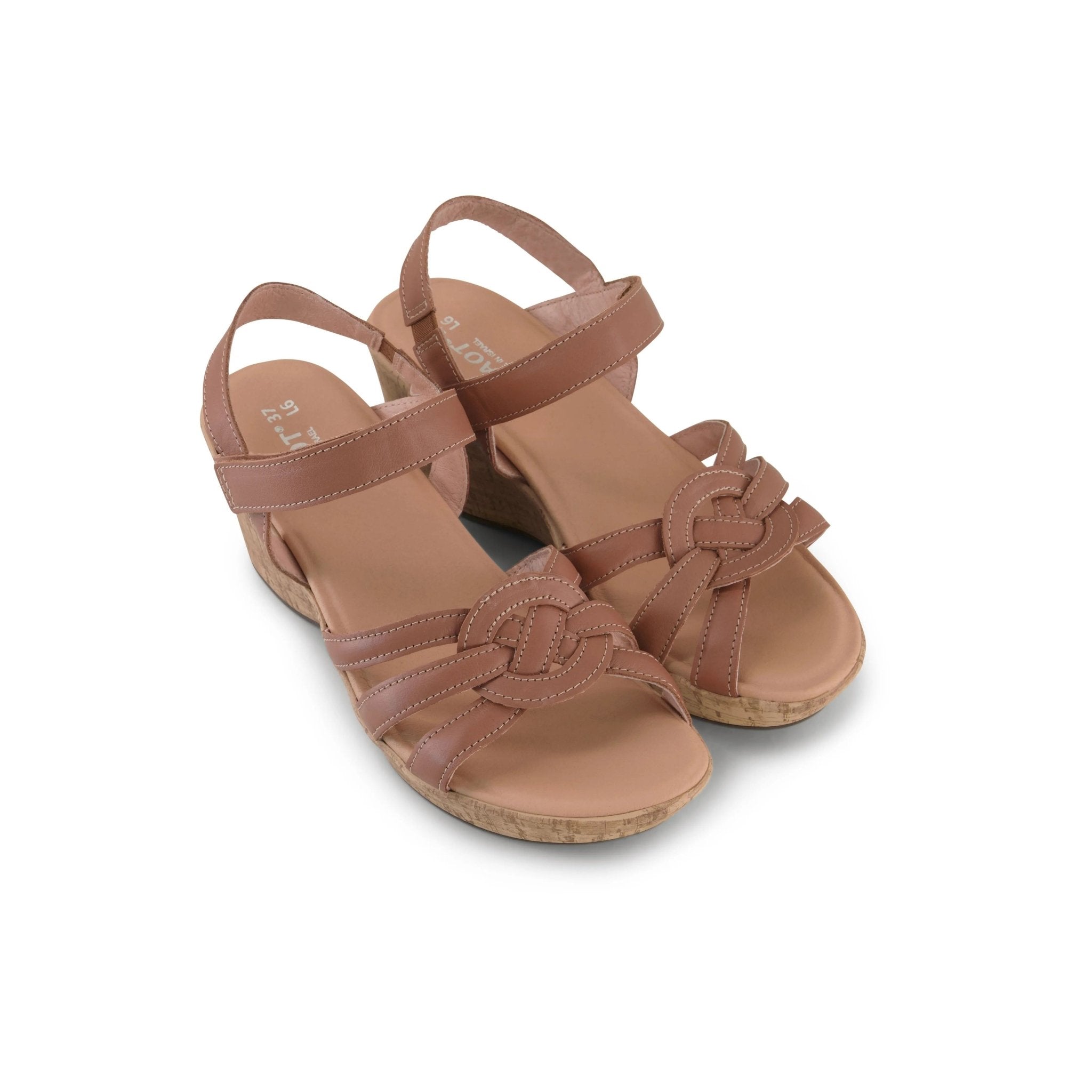 NAOT Tropical Sandal - Caramel Leather - Juli's Wearable Art