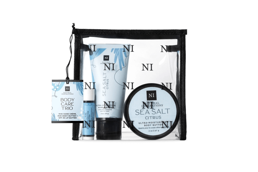Natural Inspirations Sea Salt Citrus Body Care Trio - Juli's Wearable Art