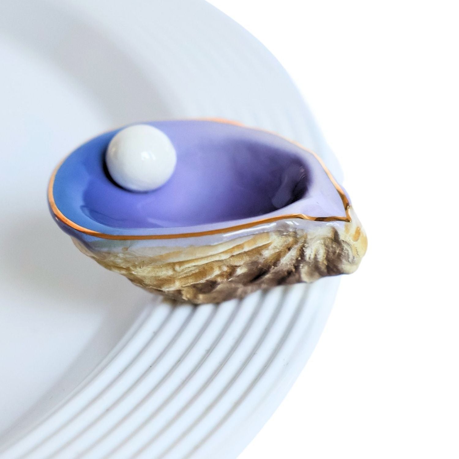 Nora Fleming "shuck yeah!" Oyster Shell Mini - Juli's Wearable Art