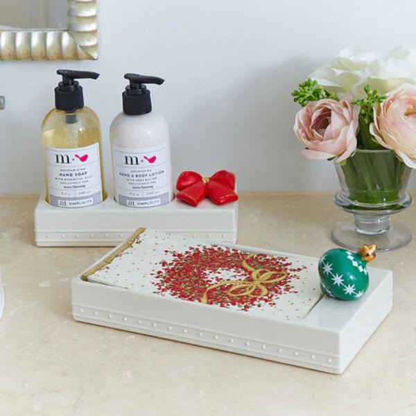 Nora Fleming "Wrap It Up" Red Bow Mini - Juli's Wearable Art