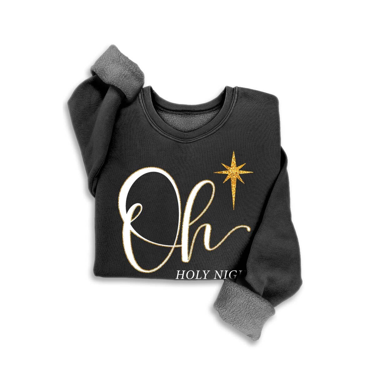 “Oh Holy Night” Mineral Sweatshirt - Juli's Wearable Art