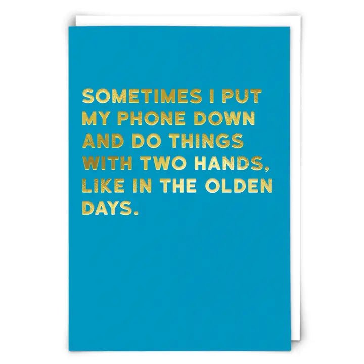 Olden Days Greeting Card - Juli's Wearable Art