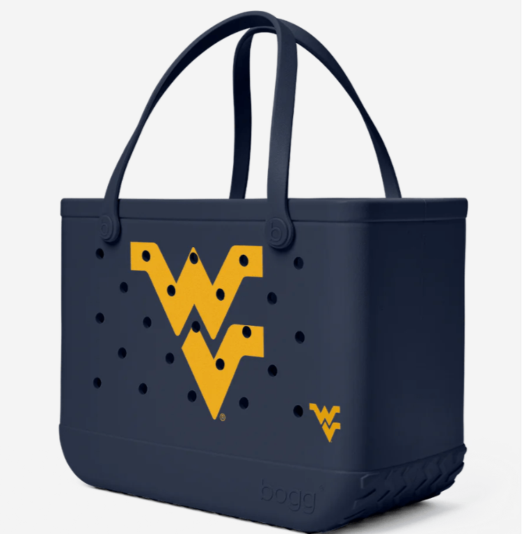Original Bogg® Bag Collegiate Sports Edition - West Virginia University - Juli's Wearable Art