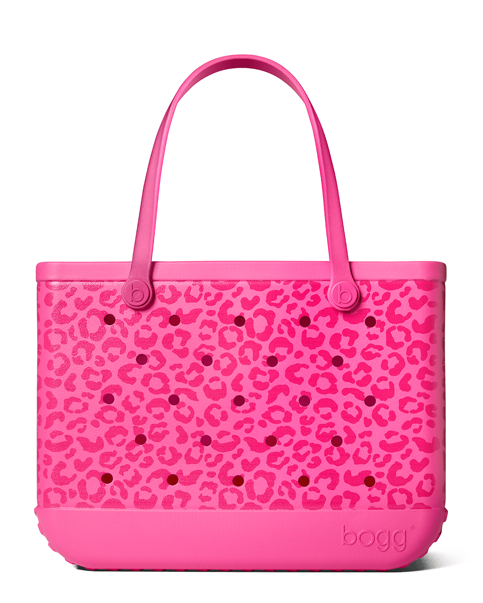 Original Bogg Bag - PURR - FECTLY PINK LEOPARD - Juli's Wearable Art