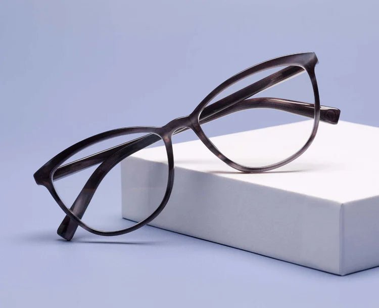 Peepers Bengal Blue Light Readers | Charcoal Horn - Juli's Wearable Art