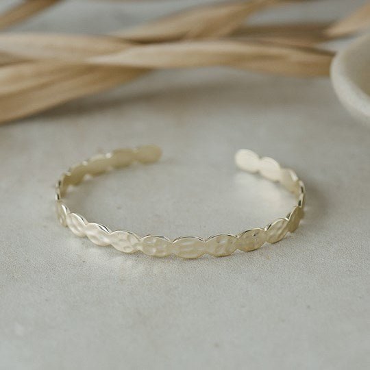 Penelope Cuff Bracelets - Gold or Silver - Juli's Wearable Art