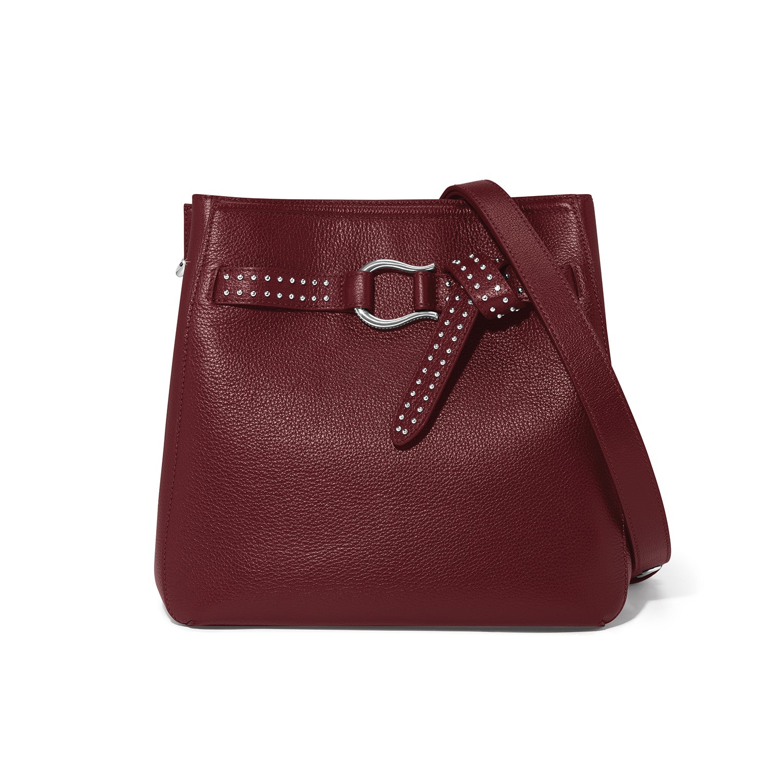 Brighton Cade Convertible Hobo Bag - Garnet