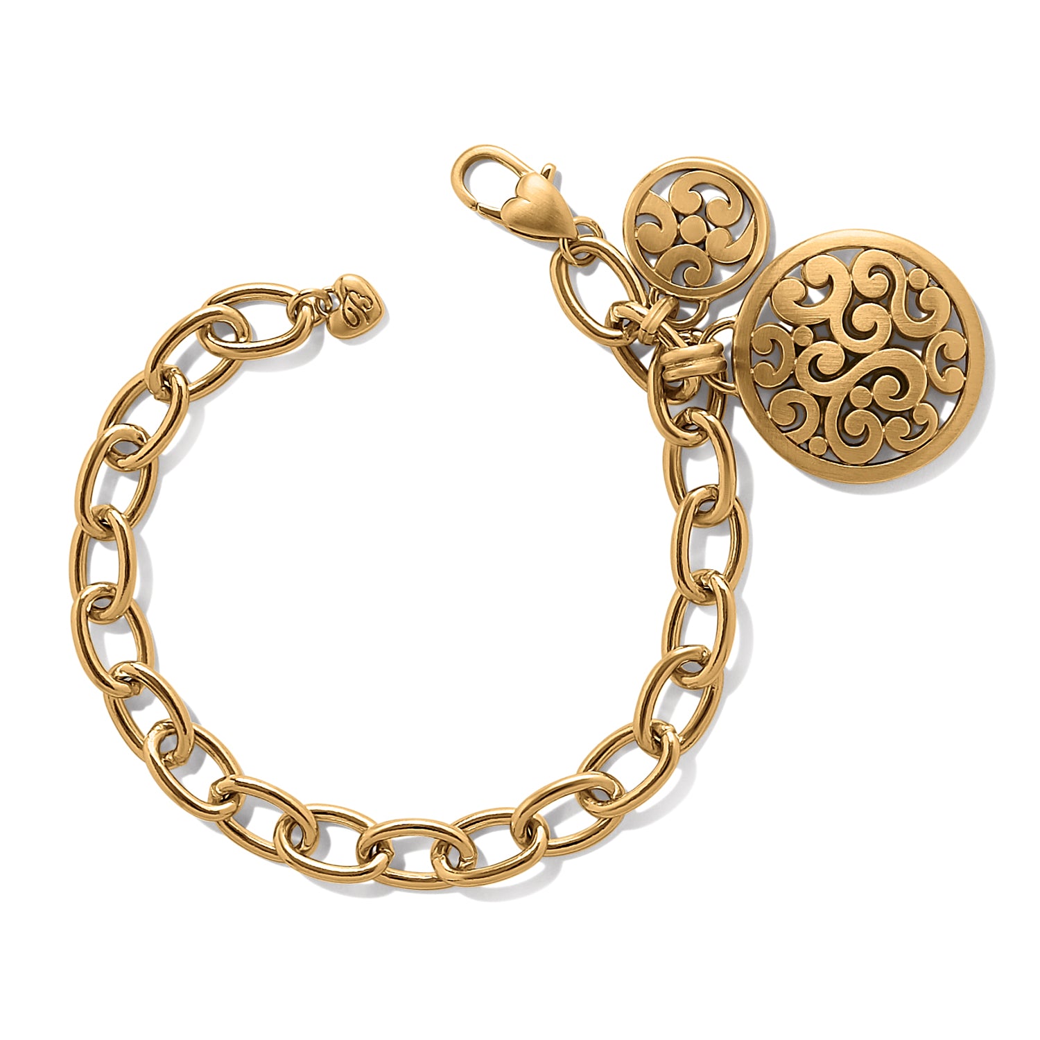 Brighton gold charm deals bracelet