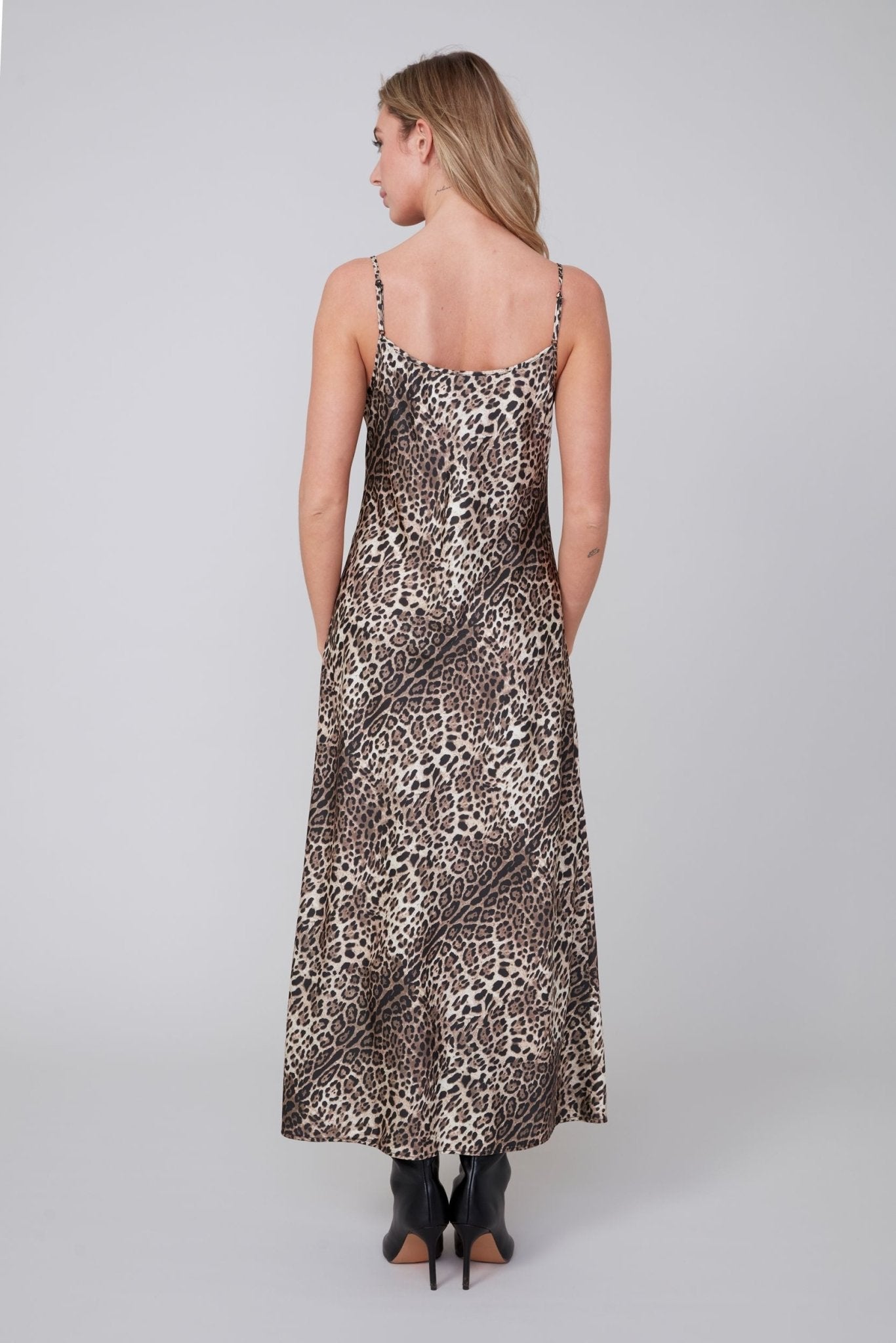 Renuar Animal Print Woven Dress - Juli's Wearable Art