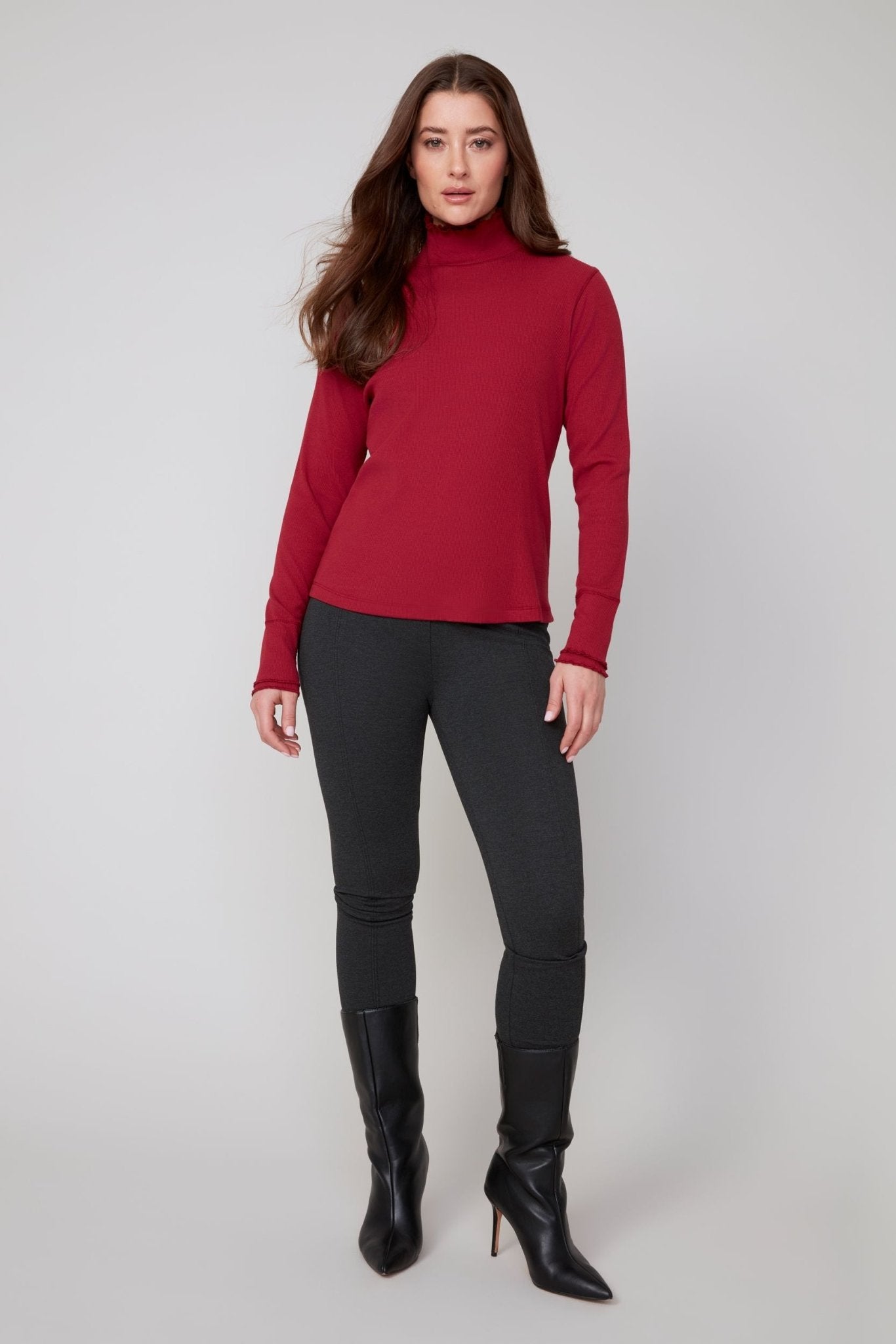 Renuar Ecocosy Knit Legging – Carbon - Juli's Wearable Art