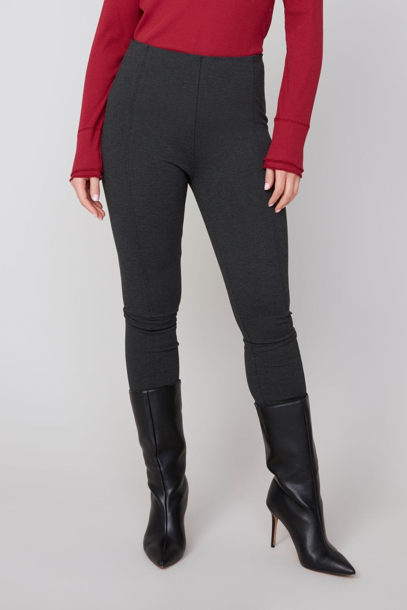 Renuar Ecocosy Knit Legging – Carbon - Juli's Wearable Art