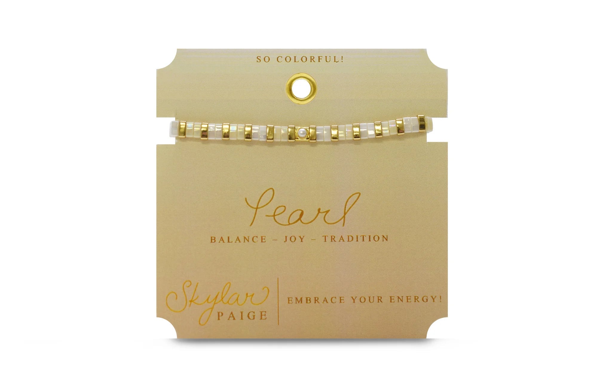 Skylar Paige So Colorful! Pearl Birthstone Bracelet - Juli's Wearable Art