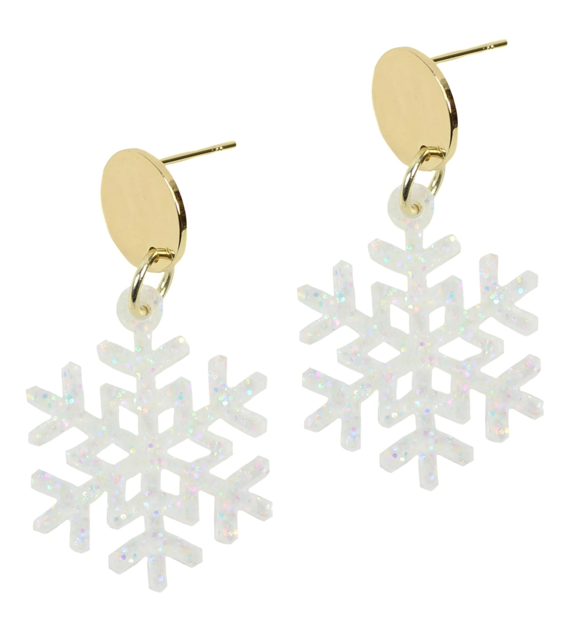 Snowflake Earrings - Juli's Wearable Art