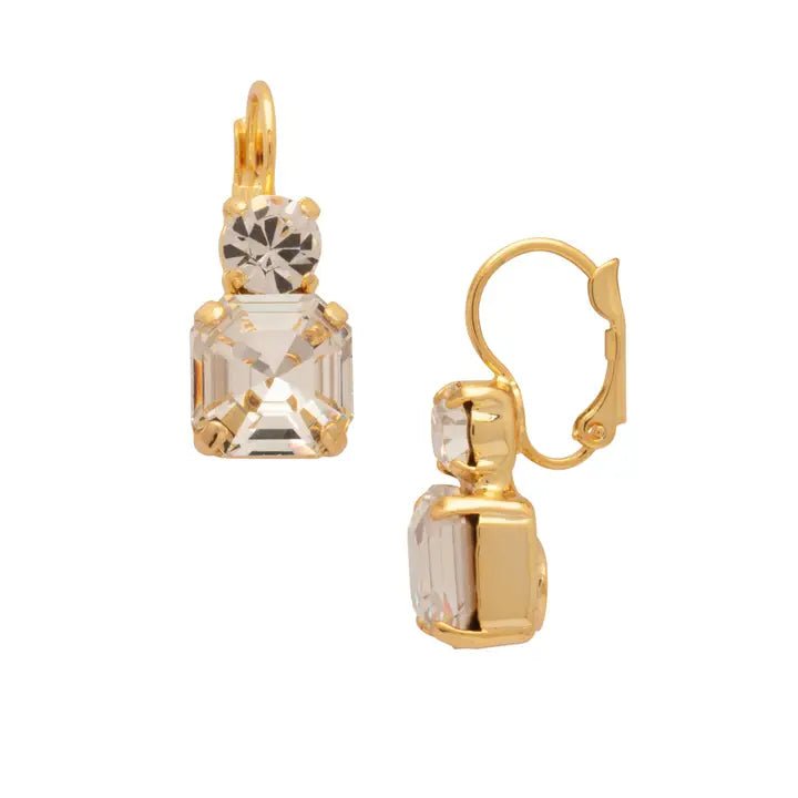 Sorrelli Kimber Dangle Earrings - Clear - Juli's Wearable Art