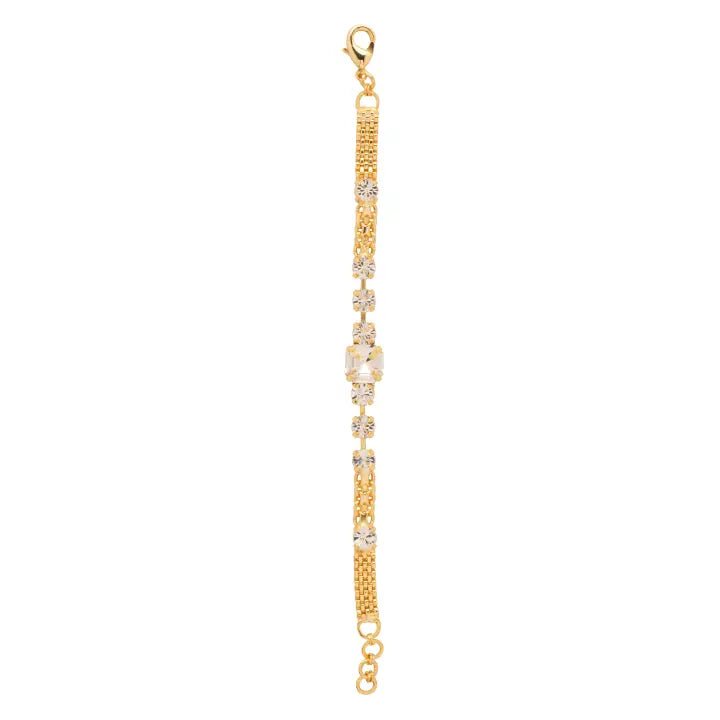 Sorrelli Kimber Tennis Bracelet - Clear - Juli's Wearable Art