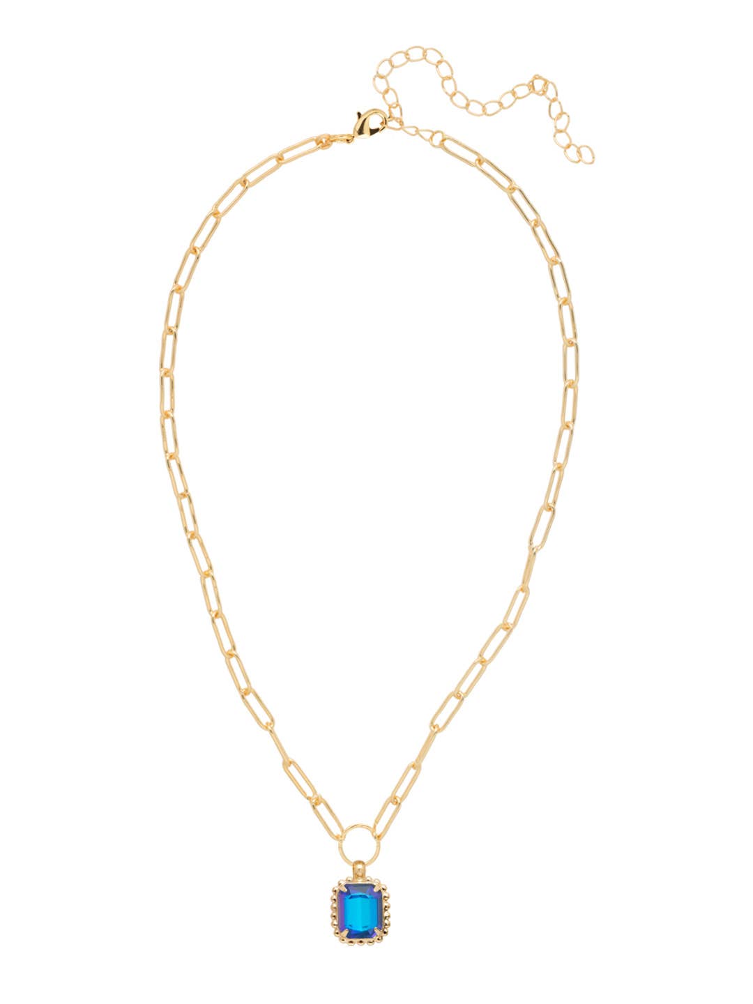 Sorrelli Octavia Scalloped Pendant Necklace – Royal Blue Delite Collection - Juli's Wearable Art