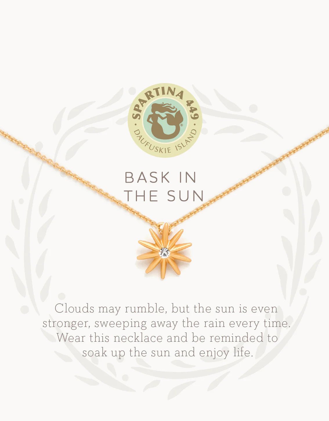 Spartina Sea La Vie Bask in the Sun Necklace | Gold - Juli's Wearable Art