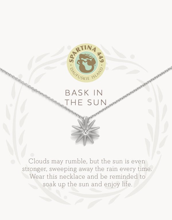 Spartina Sea La Vie Bask in the Sun Necklace | Silver - Juli's Wearable Art