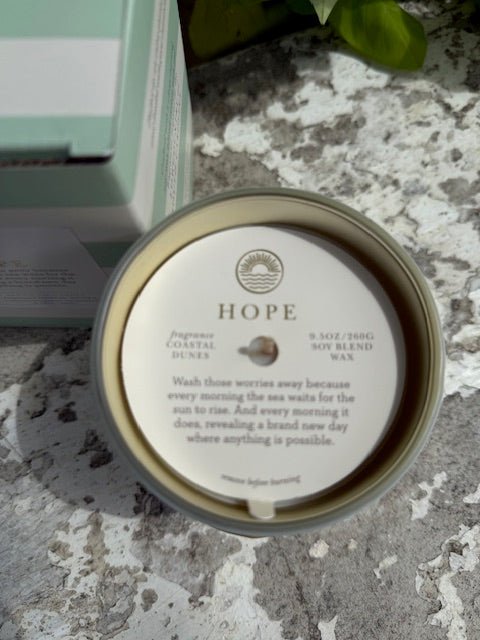Spartina Sea La Vie Candle - Hope - Juli's Wearable Art