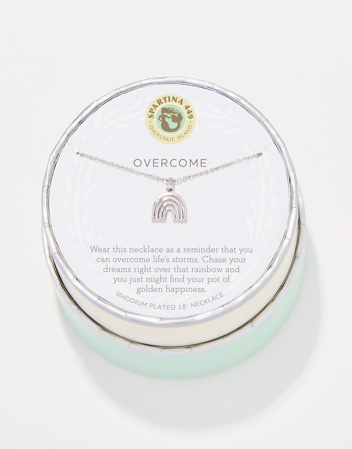 Spartina Sea La Vie Overcome Rainbow Necklace | Silver - Juli's Wearable Art