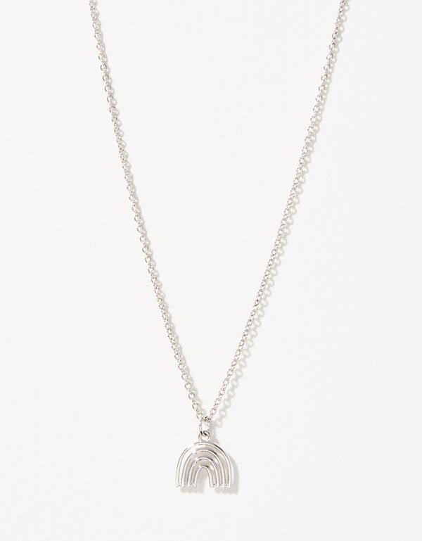 Spartina Sea La Vie Overcome Rainbow Necklace | Silver - Juli's Wearable Art