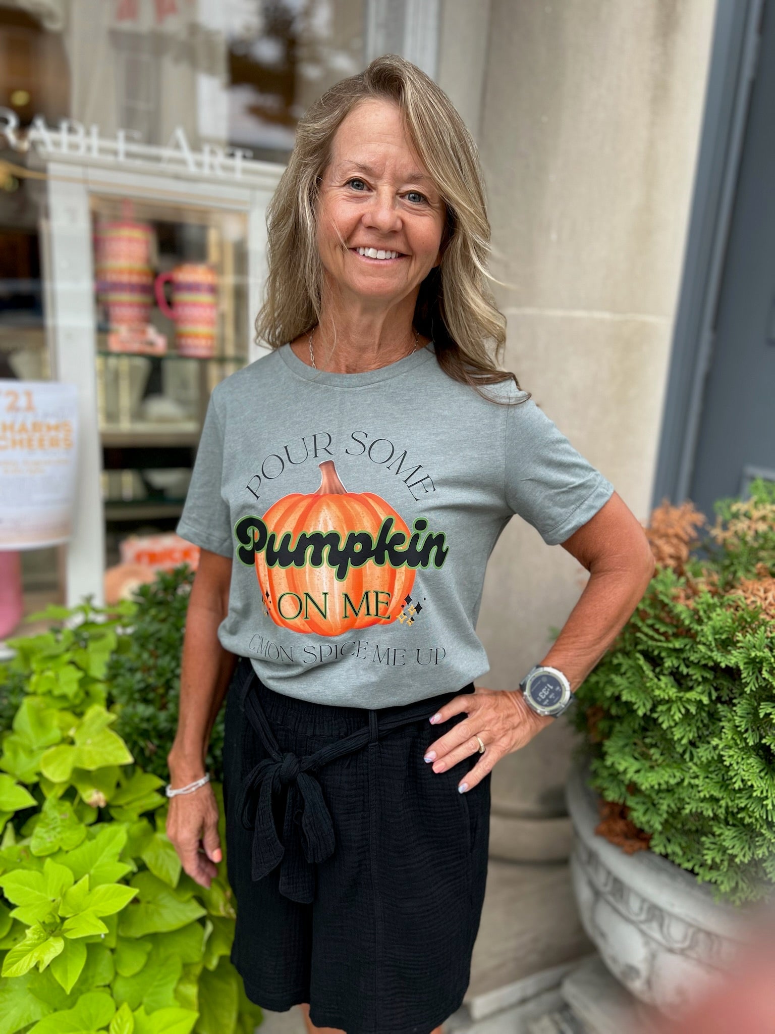 Spice Me Up Pumpkin T-Shirt - Juli's Wearable Art