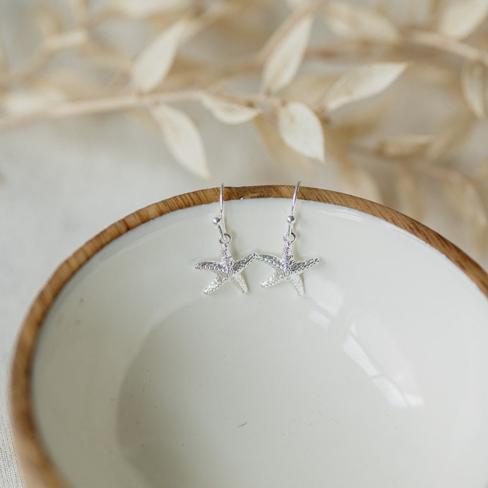 Starry Seashell Earrings - Juli's Wearable Art