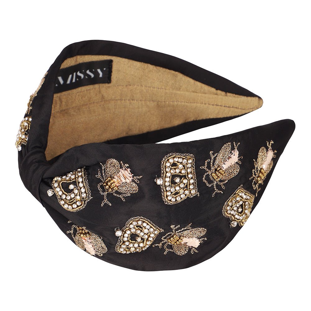 Statement Headband | Queen Bee - Juli's Wearable Art