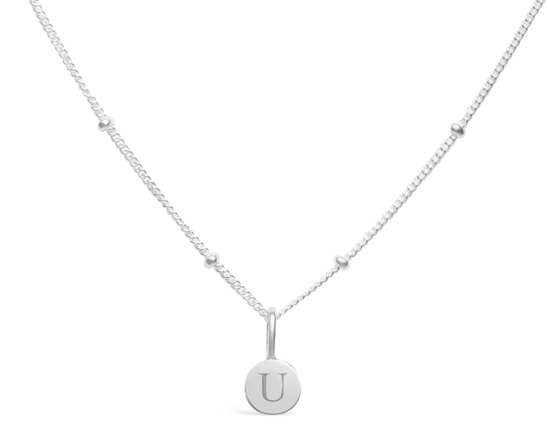 Stia Mini Love Letter Necklaces in Silver - Juli's Wearable Art