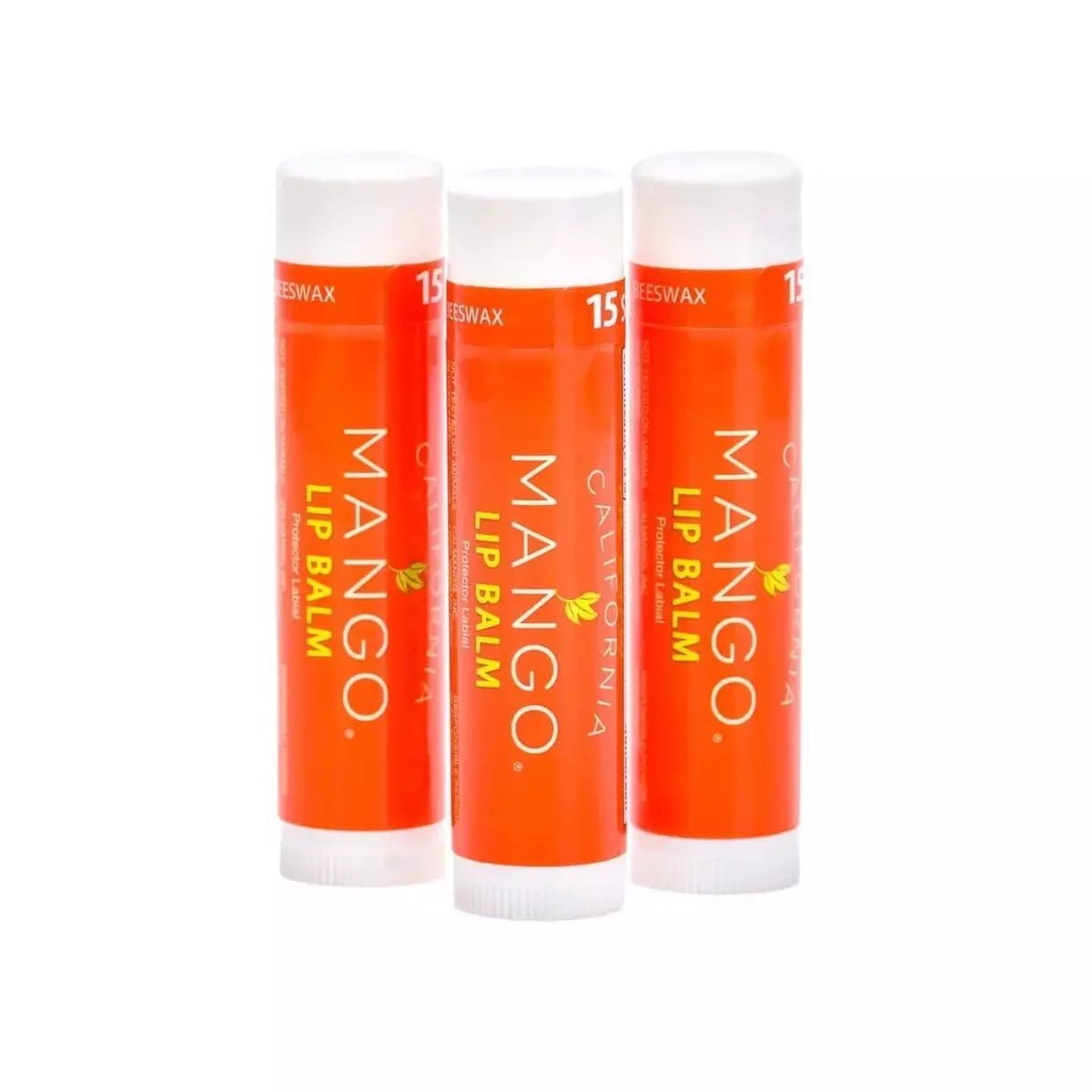 Sun - Kissed Lip Balm SPF 15 | Mango | 3 - pack - Juli's Wearable Art