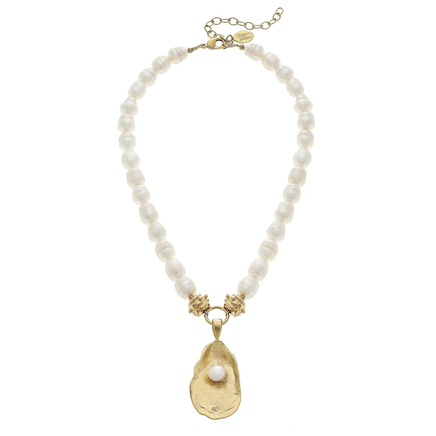 Susan Shaw Pearl Oyster Pearl Necklace - Juli's Wearable Art
