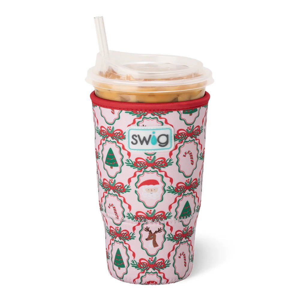 Swig Christmas Cameos Iced Cup Coolies - Juli's Wearable Art