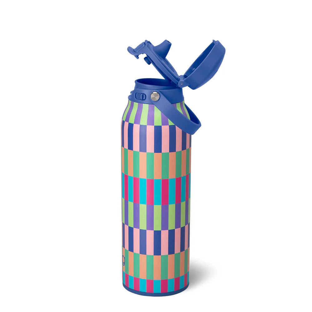 Swig EZ Fill 32oz Leakproof Bottle | Brite Stripe - Juli's Wearable Art