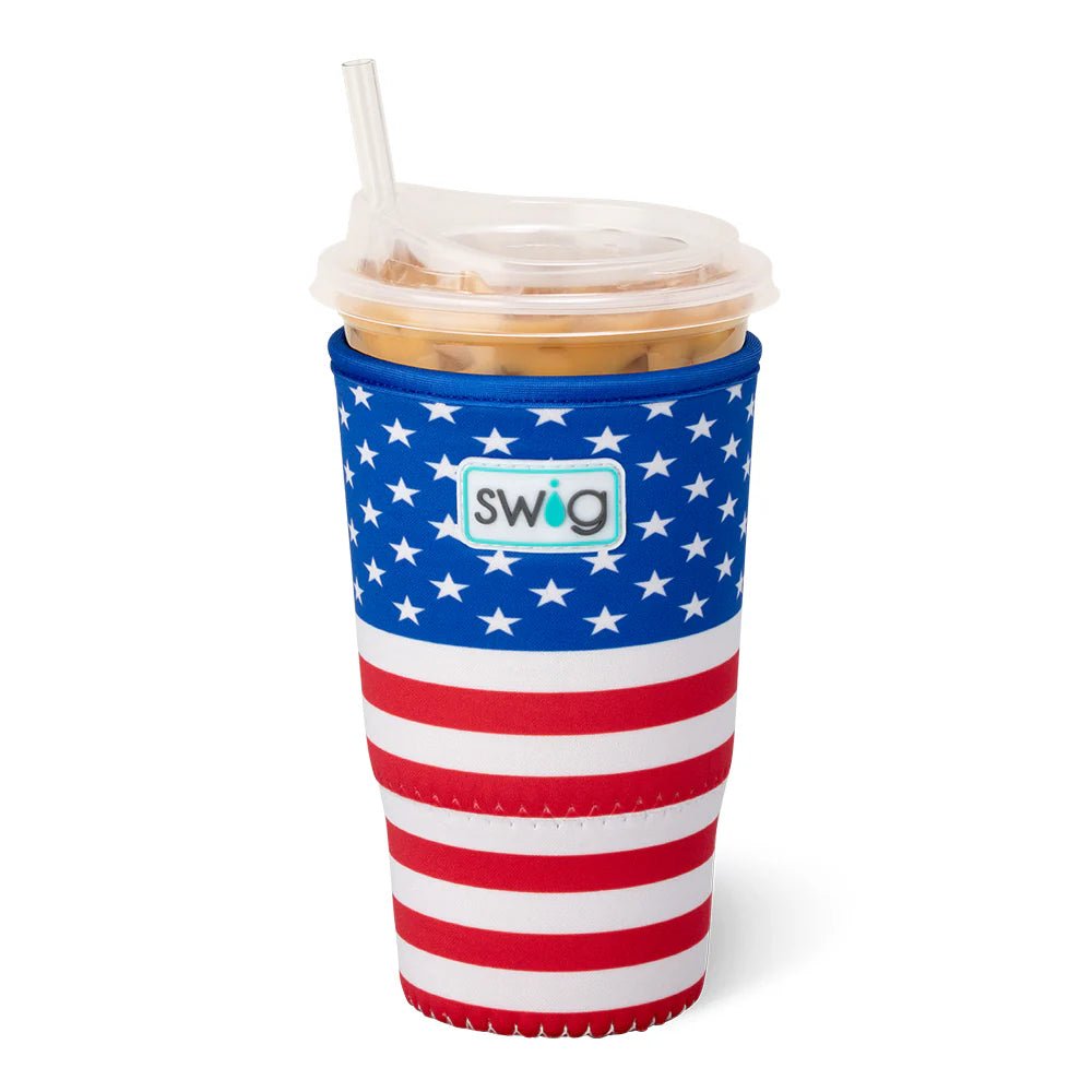 Swig Life ALL AMERICAN Large Iced Cup Coolie - Juli's Wearable Art