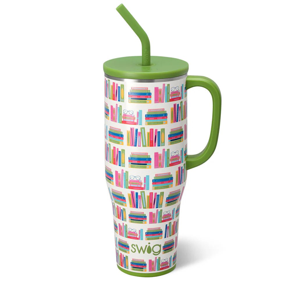 Swig Life BOOK CLUB Mega Mug 40oz - Juli's Wearable Art