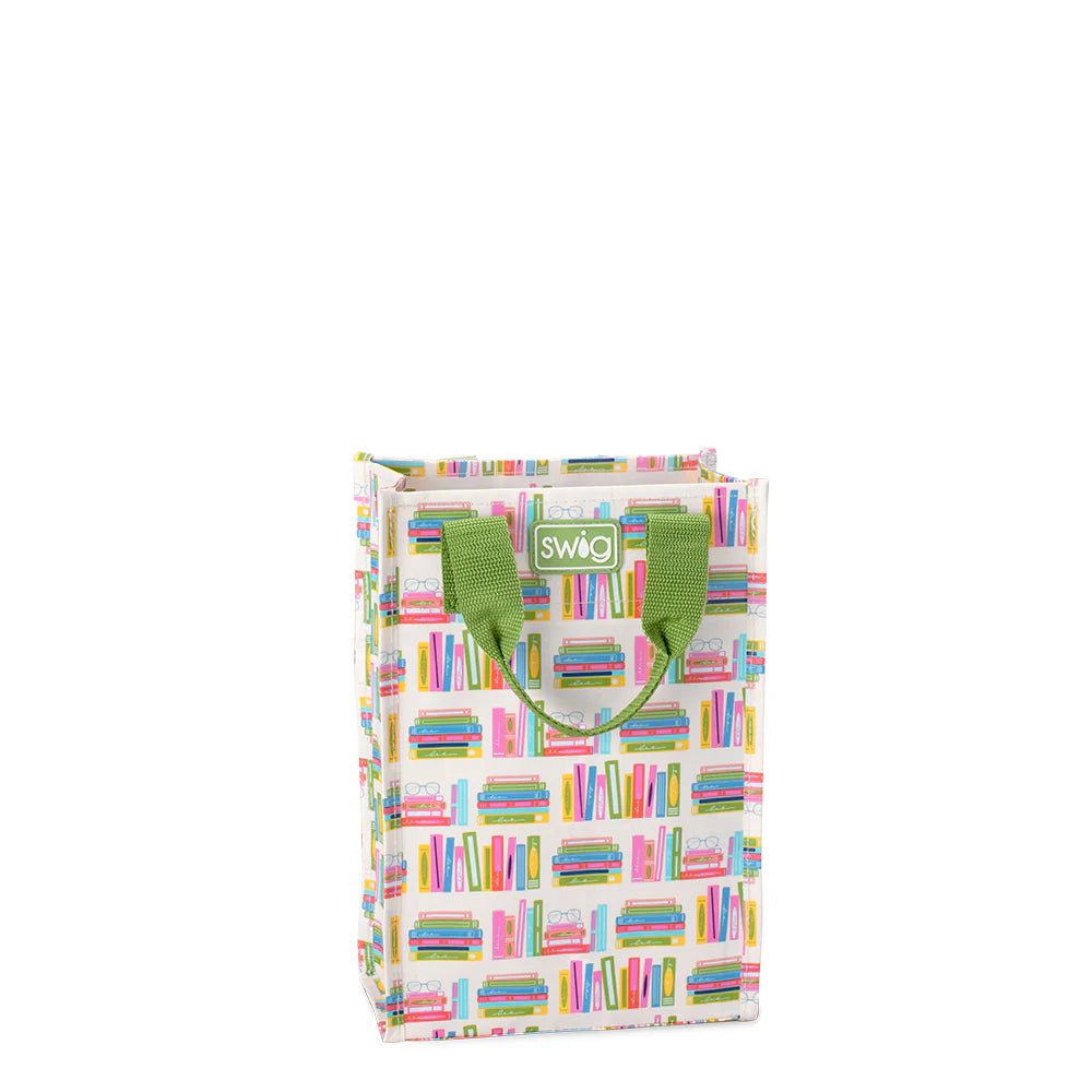 Swig Life BOOK CLUB Tall Reusable Bag - Juli's Wearable Art