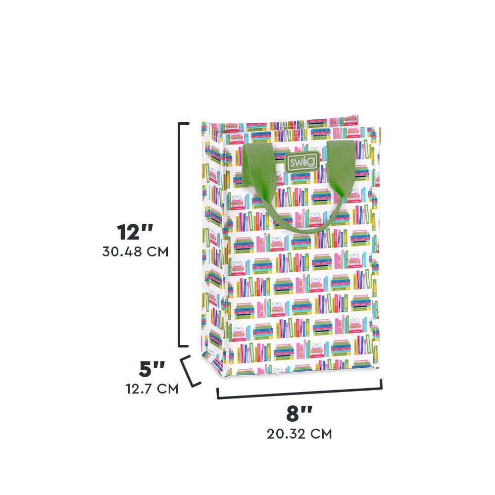 Swig Life BOOK CLUB Tall Reusable Bag - Juli's Wearable Art