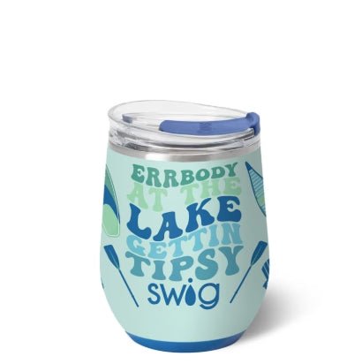 Swig Life Errbody at the Lake Stemless Wine Cup 12oz - Juli's Wearable Art