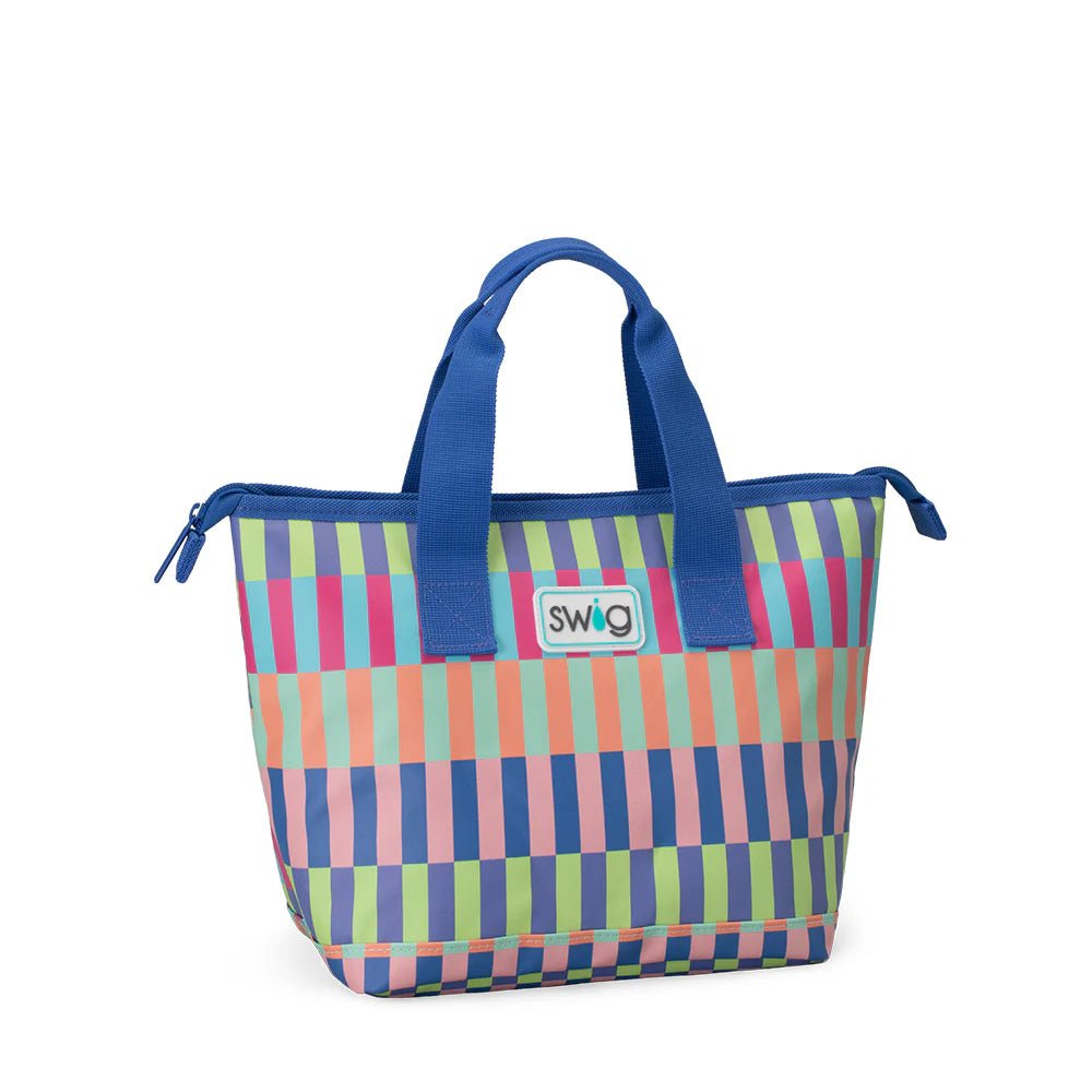 Swig Life Lunch Bag | Brite Stripe - Juli's Wearable Art