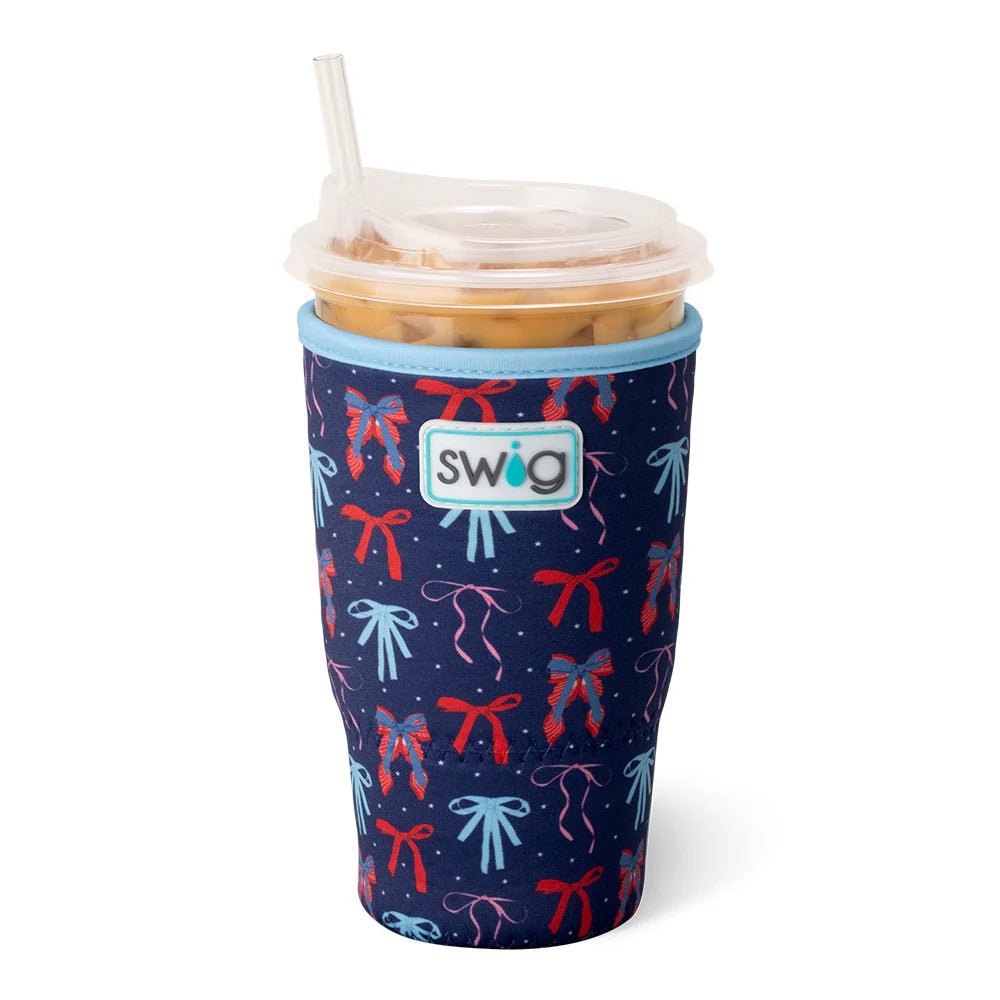 Swig Life MISS INDEPENDENCE Large Iced Cup Coolie - Juli's Wearable Art