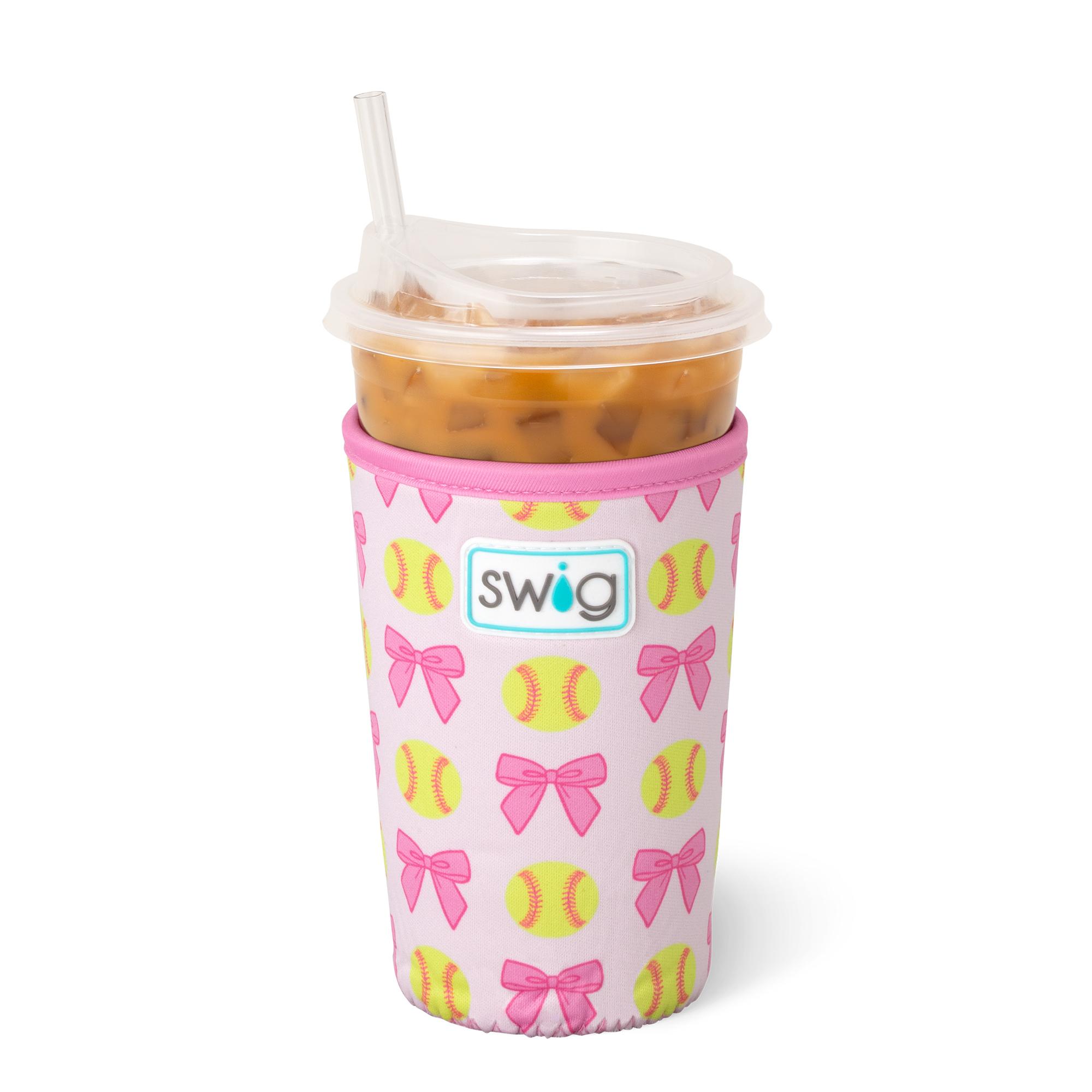 Swig Life Pitch Hit Run Iced Cup Coolie (Medium) - Juli's Wearable Art