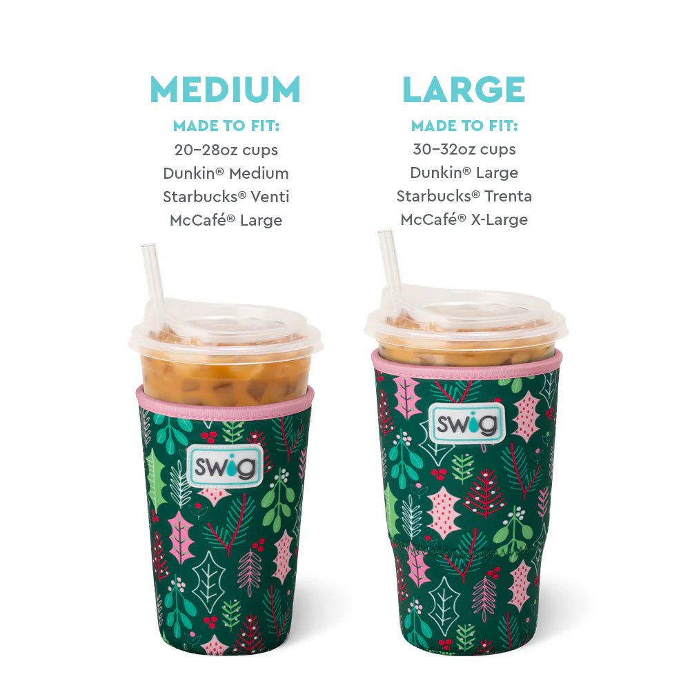 Swig Merry Mistletoe Iced Cup Coolies - Juli's Wearable Art