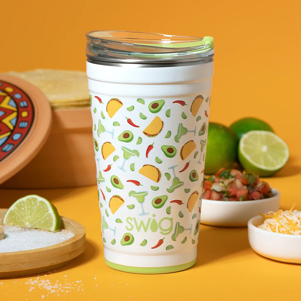 Swig Party Cup 24oz | Taco Night - Juli's Wearable Art