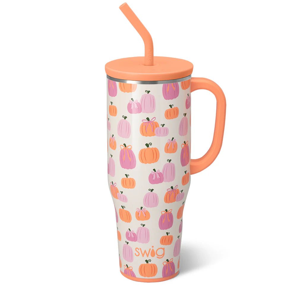 Swig Pumpkins and Bows Mega Mug 40oz - Juli's Wearable Art
