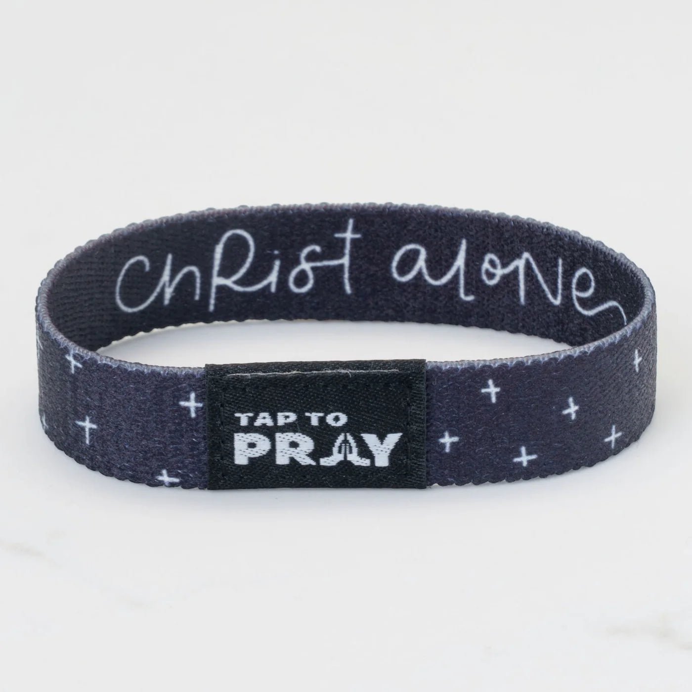 Tap To Pray® Kingfolk Series Wristband | Christ Alone - Juli's Wearable Art
