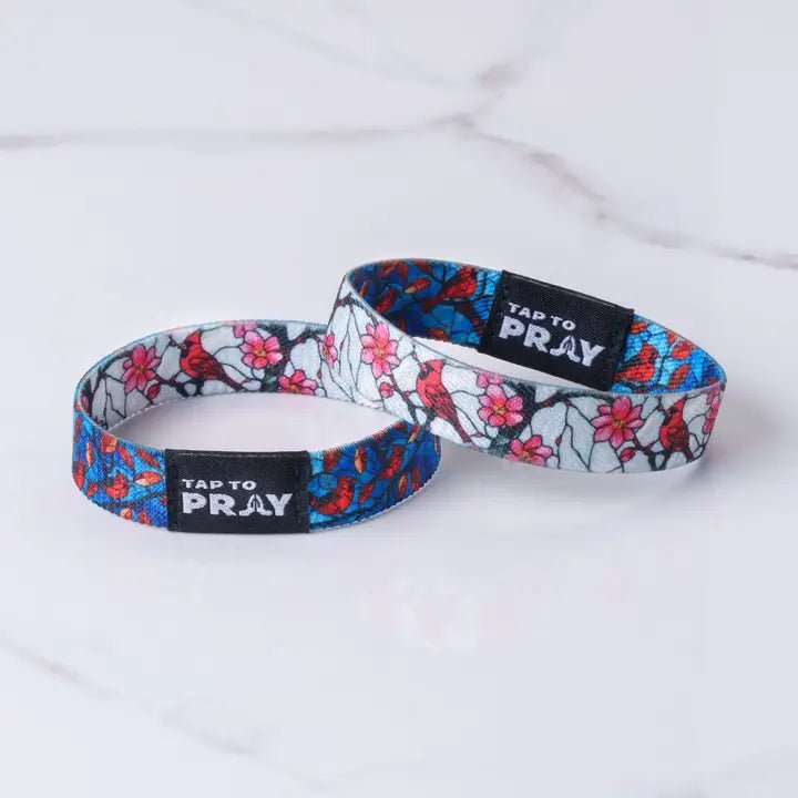 Tap To Pray® Wristband – Cardinals - Juli's Wearable Art